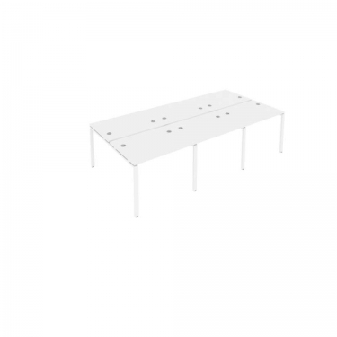 Рабочая станция на 6 раб.места Рива Metal System Б.СМ-6.1 Белый