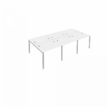 Рабочая станция на 6 раб.места Рива Metal System Б.СМ-6.1 Белый/Серый