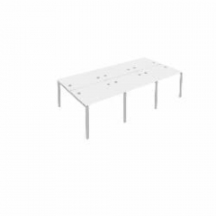 Рабочая станция на 6 раб.места Рива Metal System Б.СМ-6.1 Белый/Серый