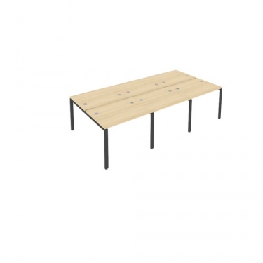 Рабочая станция на 6 раб.места Рива Metal System Б.СМ-6.1 Наварра/Антрацит