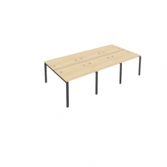 Рабочая станция на 6 раб.места Рива Metal System Б.СМ-6.1 Наварра/Антрацит