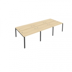 Рабочая станция на 6 раб.места Рива Metal System Б.СМ-6.2 Акация/Антрацит