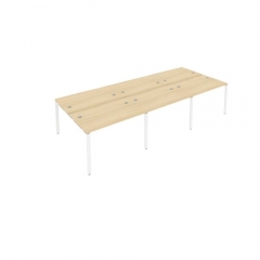 Рабочая станция на 6 раб.места Рива Metal System Б.СМ-6.2 Акация/Белый