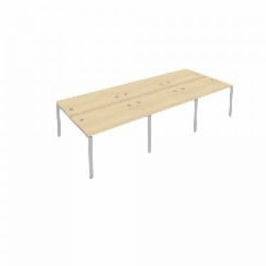 Рабочая станция на 6 раб.места Рива Metal System Б.СМ-6.2 Акация/Серый