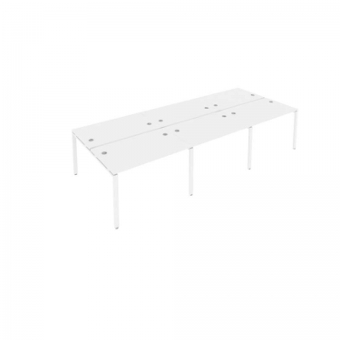 Рабочая станция на 6 раб.места Рива Metal System Б.СМ-6.2 Белый