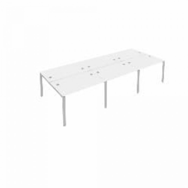 Рабочая станция на 6 раб.места Рива Metal System Б.СМ-6.2 Белый/Серый