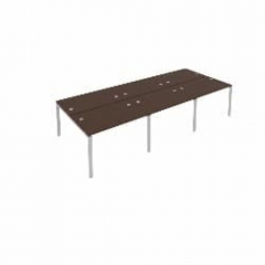 Рабочая станция на 6 раб.места Рива Metal System Б.СМ-6.2 Венге/Серый