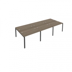 Рабочая станция на 6 раб.места Рива Metal System Б.СМ-6.2 Вяз/Антрацит