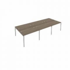 Рабочая станция на 6 раб.места Рива Metal System Б.СМ-6.2 Вяз/Серый