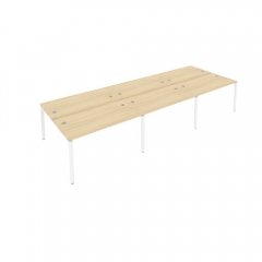 Рабочая станция на 6 раб.места Рива Metal System Б.СМ-6.3 Акация/Белый