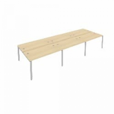 Рабочая станция на 6 раб.места Рива Metal System Б.СМ-6.3 Акация/Серый