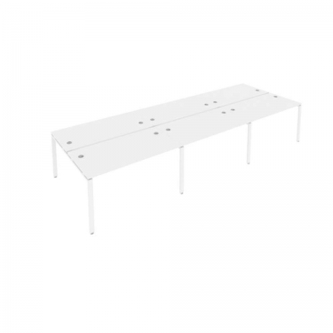 Рабочая станция на 6 раб.места Рива Metal System Б.СМ-6.3 Белый