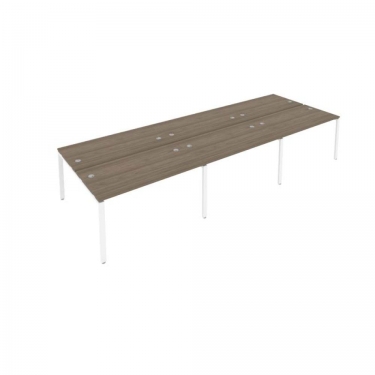 Рабочая станция на 6 раб.места Рива Metal System Б.СМ-6.3 Вяз/Белый