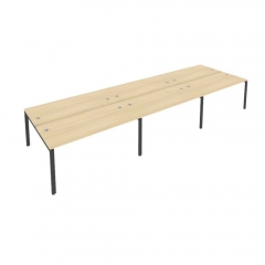 Рабочая станция на 6 раб.места Рива Metal System Б.СМ-6.4 Акация/Антрацит