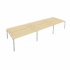 Рабочая станция на 6 раб.места Рива Metal System Б.СМ-6.4 Акация/Серый