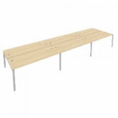 Рабочая станция на 6 раб.места Рива Metal System Б.СМ-6.5 Акация/Серый