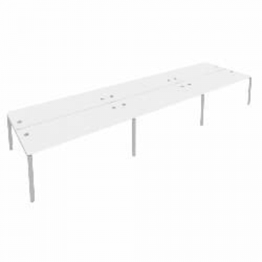 Рабочая станция на 6 раб.места Рива Metal System Б.СМ-6.5 Белый/Серый