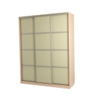 Шкаф-купе Мебельсон Бассо 2-600 Дуб млечный / Крем