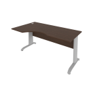 Стол криволинейный левый Рива Riva ПЛ.СА-1 Л Венге/Металлик