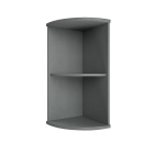 Стеллаж низкий угловой Рива Riva А.УС-3 Клен/Металлик