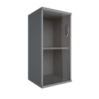 Шкаф низкий узкий левый Рива Riva А.СУ-3.2 Л Клен/Металлик