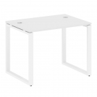 Стол письменный на О-образном м/к Рива METAL SYSTEM БО.СП-1 Белый/Белый