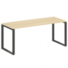 Стол письменный на О-образном м/к Рива METAL SYSTEM БО.СП-5 Акация/Антрацит