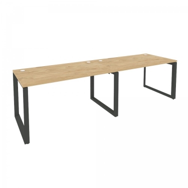 Рабочая станция на О-образном м/к Рива ONIX O.MO-RS-2.3.8 Тиквуд светлый/Антрацит