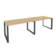 Рабочая станция на О-образном м/к Рива ONIX O.MO-RS-2.3.8 Тиквуд светлый/Антрацит