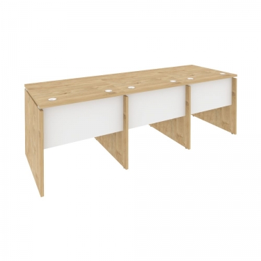 Рабочая станция Рива ONIX O.RS-3.0.8 Тиквуд Светлый/Белый