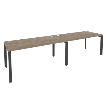 Рабочая станция на П-образном м/к Рива ONIX O.MP-RS-2.4.8 Тиувуд Темный/Антрацит