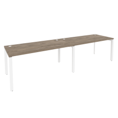 Рабочая станция на П-образном м/к Рива ONIX O.MP-RS-2.4.8 Тиувуд Темный/Белый