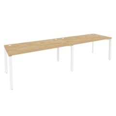 Рабочая станция на П-образном м/к Рива ONIX O.MP-RS-2.4.8 Тиувуд Светлый/Белый