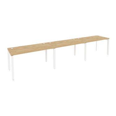 Рабочая станция на П-образном м/к Рива ONIX O.MP-RS-3.3.7 Тиквуд Светлый/Белый