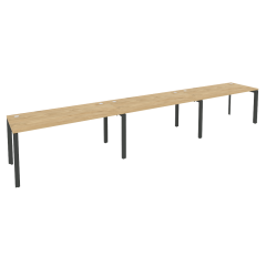 Рабочая станция на П-образном м/к Рива ONIX O.MP-RS-3.4.7 Тиквуд Светлый/Антрацит