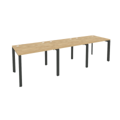 Рабочая станция на П-образном м/к Рива ONIX O.MP-RS-3.1.8 Тиквуд Светлый/Антрацит