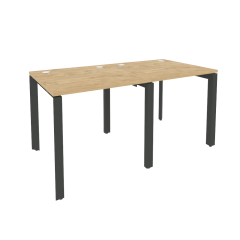 Рабочая станция на П-образном м/к Рива ONIX O.MP-RS-2.0.8 Тиквуд Светлый/Антрацит