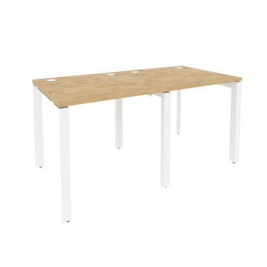 Рабочая станция на П-образном м/к Рива ONIX O.MP-RS-2.0.8 Тиквуд Светлый/Белый