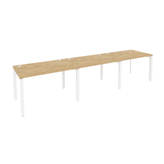 Рабочая станция на П-образном м/к Рива ONIX O.MP-RS-3.2.8 Тиквуд Светлый/Белый