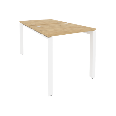 Рабочая станция на П-образном м/к Рива ONIX O.MP-D.RS-2.0.7 Тиквуд Светлый/Белый