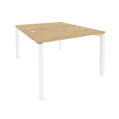Рабочая станция на П-образном м/к Рива ONIX O.MP-D.RS-2.2.7 Тиквуд Светлый/Белый