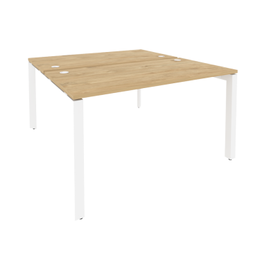 Рабочая станция на П-образном м/к Рива ONIX O.MP-D.RS-2.3.7 Тиквуд Светлый/Белый