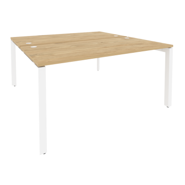 Рабочая станция на П-образном м/к Рива ONIX O.MP-D.RS-2.4.8 Тиквуд Светлый/Белый