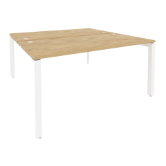 Рабочая станция на П-образном м/к Рива ONIX O.MP-D.RS-2.4.8 Тиквуд Светлый/Белый