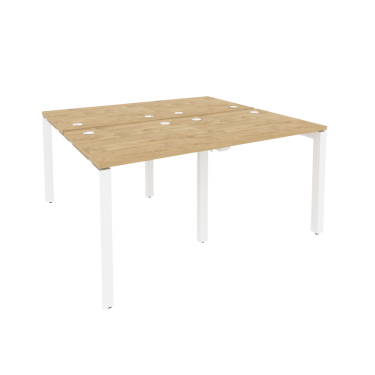 Рабочая станция на П-образном м/к Рива ONIX O.MP-D.RS-4.0.7 Тиквуд Светлый/Белый