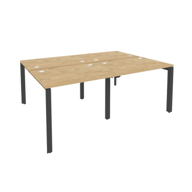 Рабочая станция на П-образном м/к Рива ONIX O.MP-D.RS-4.1.7 Тиквуд Светлый/Антрацит