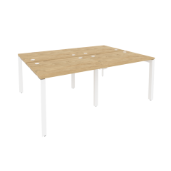 Рабочая станция на П-образном м/к Рива ONIX O.MP-D.RS-4.1.7 Тиквуд Светлый/Белый