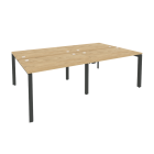 Рабочая станция на П-образном м/к Рива ONIX O.MP-D.RS-4.2.7 Тиквуд Светлый/Антрацит