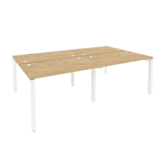 Рабочая станция на П-образном м/к Рива ONIX O.MP-D.RS-4.2.7 Тиквуд Светлый/Белый