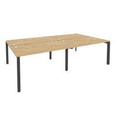 Рабочая станция на П-образном м/к Рива ONIX O.MP-D.RS-4.3.8 Тиквуд Светлый/Антрацит